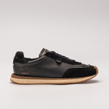 Sneaker N.3 Messier Black — couro floater preto ultra macio, feito no Brasil