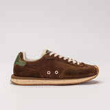Sneaker N.1 Terroir Brown — couro nobuck marrom aveludado, feito no Brasil